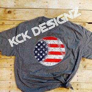 Patriotic Baseball Tee-